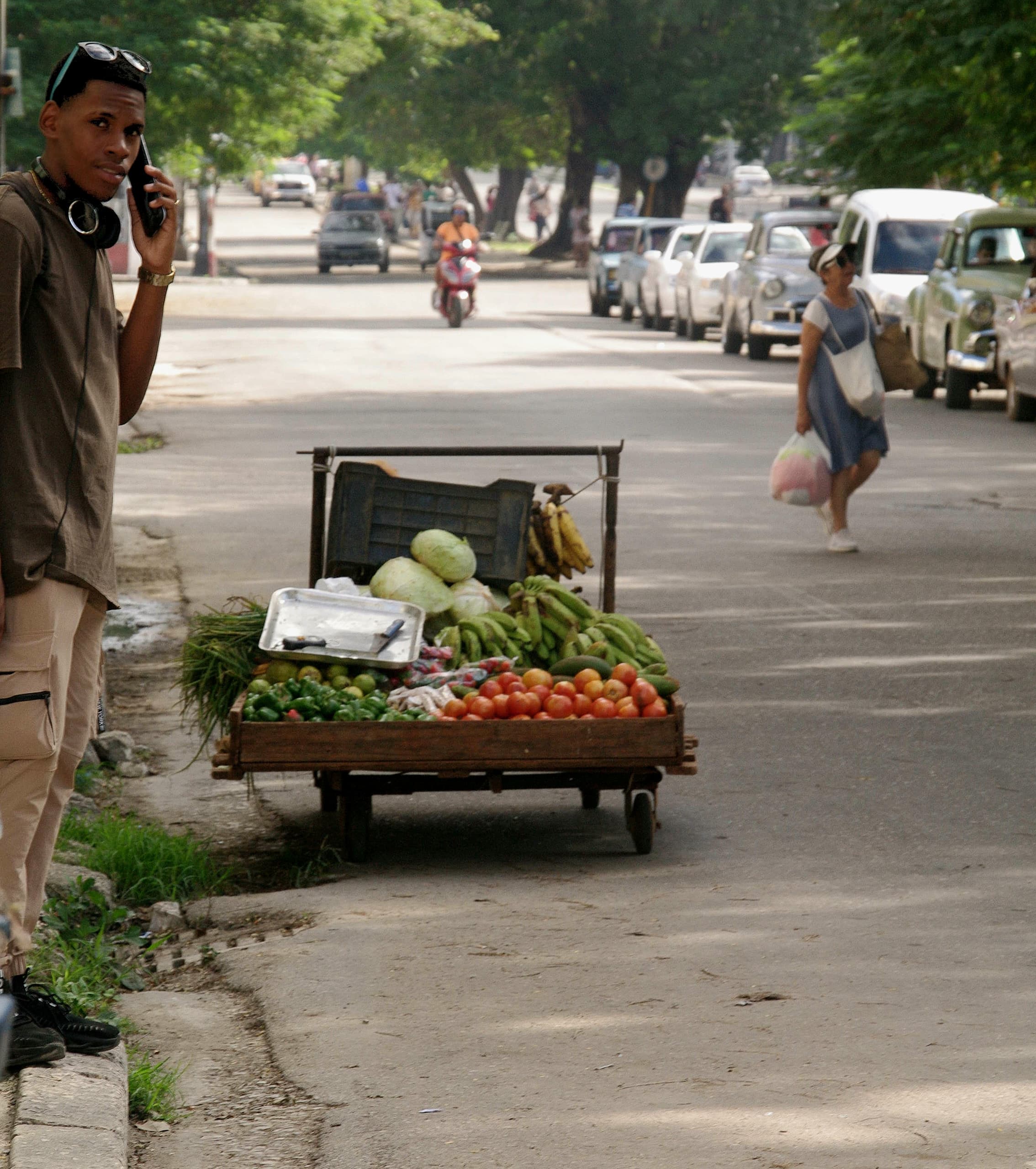 Vendedores ambulantes en La Habana