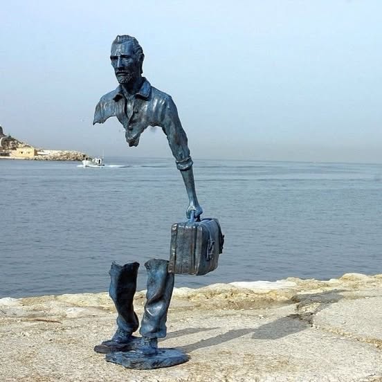 Estatua del francés Bruno Catalano