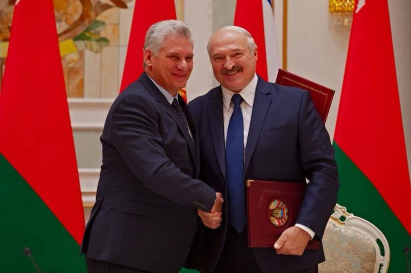 Diaz Canel en Bielorrusia