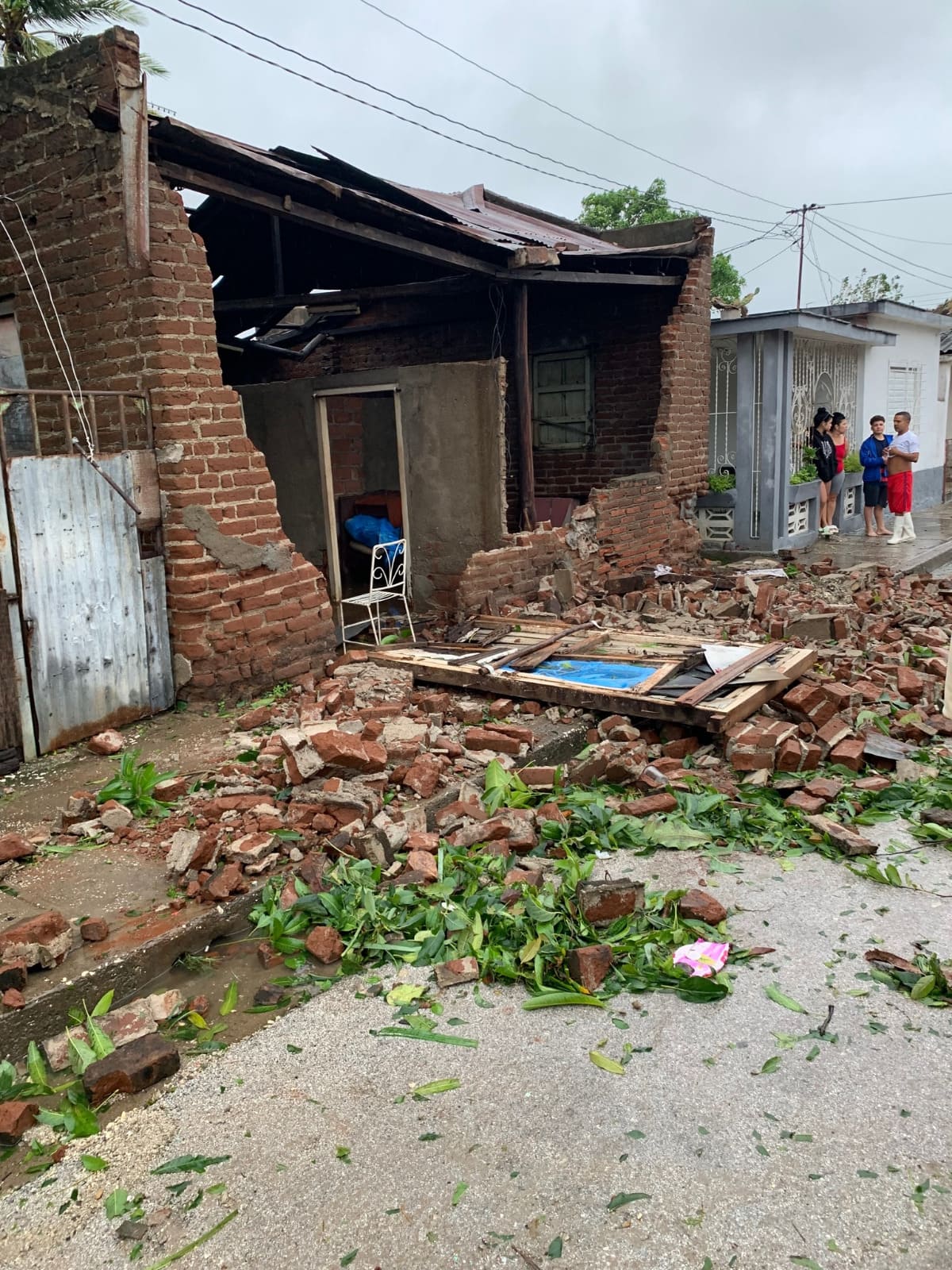 Imágenes de Baire trás el paso del huracán Melissa 