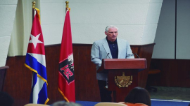 Seguiremos denunciando el bloqueo genocida y seguiremos movilizando la solidaridad internacional. Foto: Estudios Revolución
