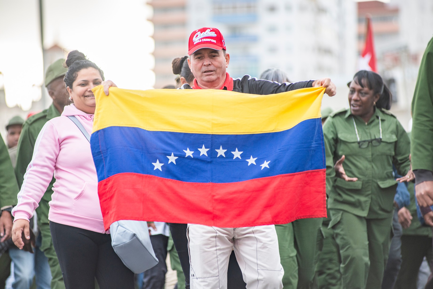 Marcha en la Tribuna Antimperialista por nuestros 32 combatientes caídos