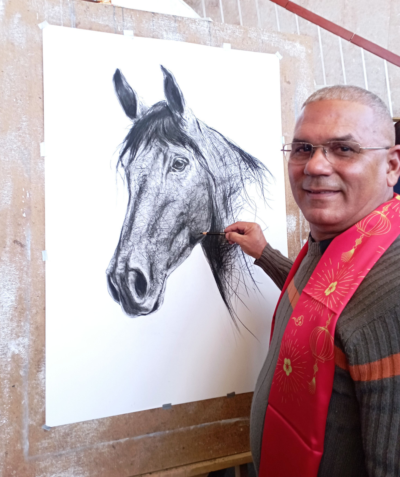 Exposición colectiva Al Galope: Visiones del Caballo de Fuego.