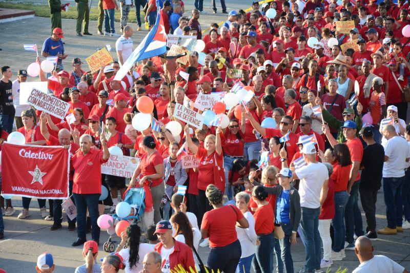Desfile por el primero de mayo 