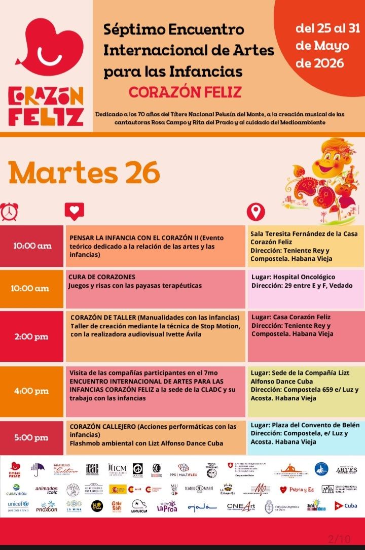 Encuentro de las Artes para las Infancias Corazón Feliz