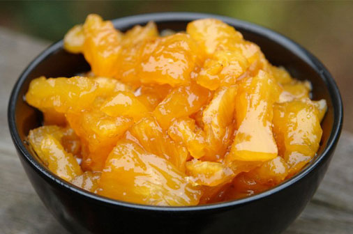 Dulce o mermelada de piña. Foto: Tomada del periódico Victoria